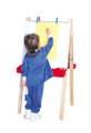 Wood Designs WD18925 Double Adjustable Easels with Markerboard
