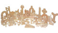 Wood Designs WD60400 Hardwood Toy Blocks Preschool Set