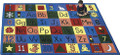 Joy Carpets 1428-C Around the Block Rug 5 ft 4 in x 7 ft 8 in
