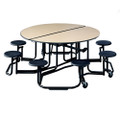 KI Uniframe UFRD58 60 inch Round Stool Cafeteria Table