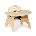 Jonti-Craft 6820JC High Chairries 5 inch Seat Height with Premium Tray