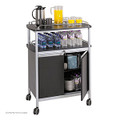 Safco 8964 Steel Refreshment Center Mobile Beverage Cart