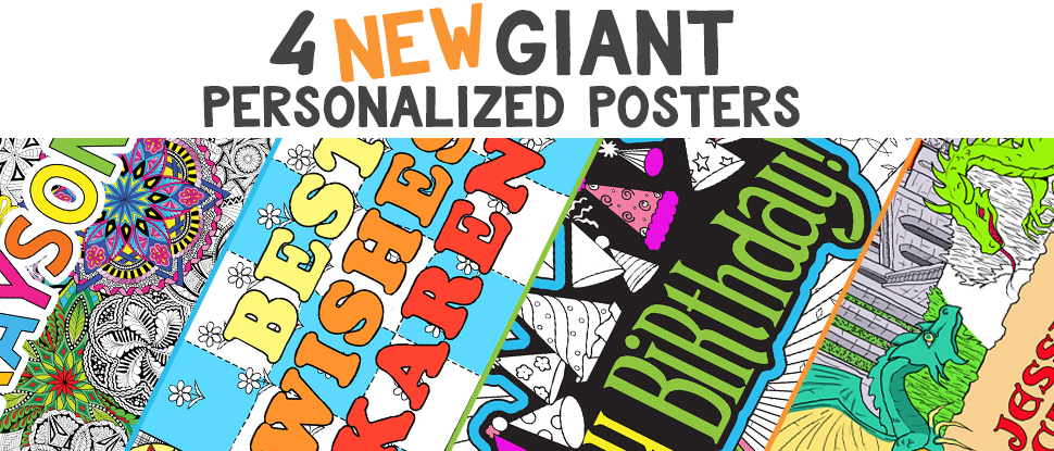Fuzzy Velvet Posters To Color & Giant Line Art Posters | Stuff2Color Fuzzy Velvet Posters To Color & Giant Line Art Posters | Stuff2Color