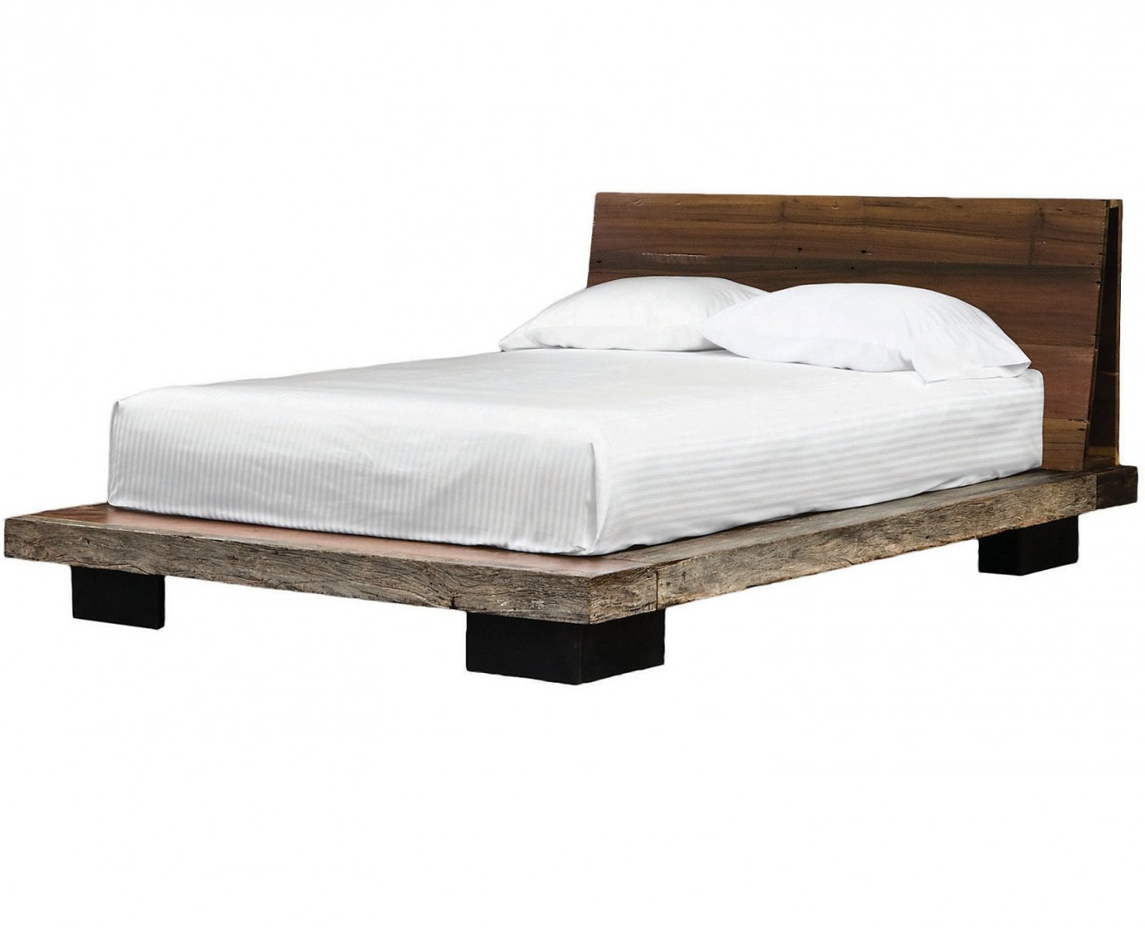 Solid Wood Platform Beds  Eclectic Reclaimed Wood Platform Bed Frames 