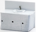 Scale Model Sink with Cabinet 1:50