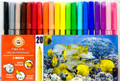 Koh-i-noor Fibre Pens Set of 20 colors 1002
