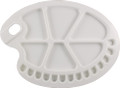 Palette Board Plastic Ellipse 23.5 x 34 cm No. YM-B5