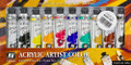 Acrylicos Vallejo Acrylic Artist Color Set of 10 colors