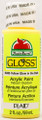 Apple Barrel ® Gloss™ - Glow-In-The-Dark - Yellow, 2 oz.