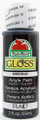 Apple Barrel ® Gloss™ Acrylic - Black, 2 oz.