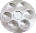 U-Art Mixing Plate Aluminum Round 6 wells