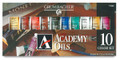 Grumbacher Academy Oil Set of 10 Colors