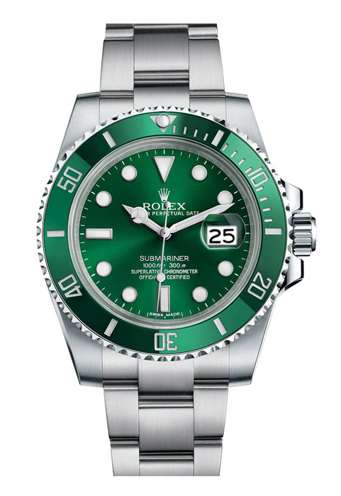 rolex submariner in green