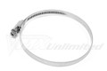 Hose Clamp 80-100mm Stainless 9mm band with rolled edge 7mm hex
