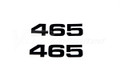 Side Panel Decals YZ "465"