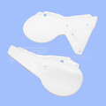 Side Panel Set 80-81 YZ250/465 Semi Gloss White