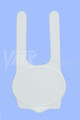 Front Number Plate 80-82 KTM 250-495 MC White