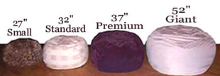 Sizes: 27", 32", 37" best seller, 52" wide