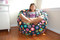 37" Jelly Bean with 8 year old model