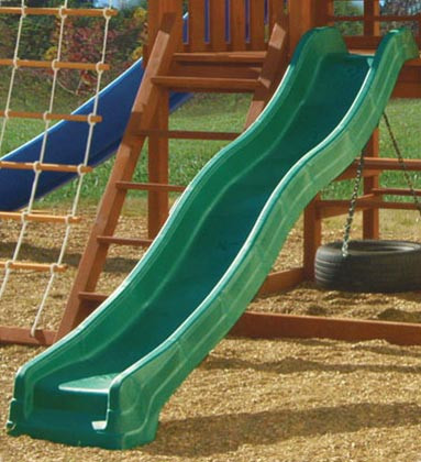 10 wave slide swingsetmall com green slides