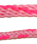 Braided Rein (Cotton Candy, Flamingo Pink)