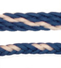Braided Rein (Blue and White)