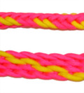 Braided Rein (Lemon Yellow, Flamingo Pink) 