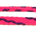 Braided Rein (Flamingo and Grape)