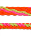 Braided Rein (Orange, Pink, Apple)