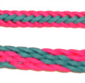 Braided Rein (Pink and Aqua)
