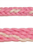 Braided Rein ( Cotton Candy Pink and White)