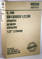 Stanley Bostitch SB103020 1/2" Staples For P50-10B - 2,100 per Box