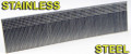 1-1/4" 18 Gauge Stainless Steel Brad Nails 18120SS - 1,000 per Box