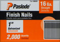 Paslode 650281 16 Ga. 1" Galv. Finish Nails - 2,000 per Box