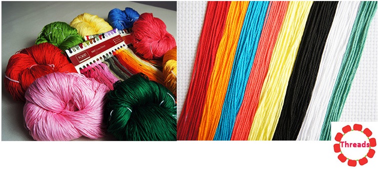 Cross Stitch Kit - Egyptian Cotton Floss Threads