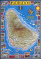 Barbados Map Poster