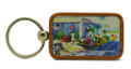 Keychain Barbados Art - Bus Stop