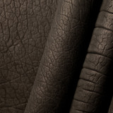 Ute 'Heavy' black American Buffalo leather (Bison leather) sides