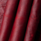 Ute cayenne (red) American Buffalo leather (Bison leather) sides