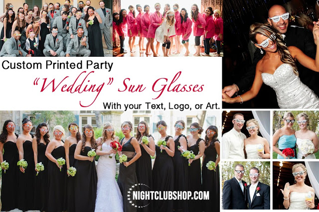 Wedding Custom Sun Gles Nightclub Nightclub Custom Wedding Sungles Collage Jpg