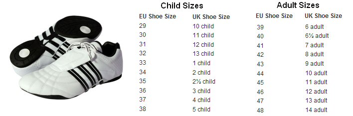 size uk shoes