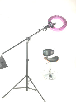 lighting kits stand diva boom led ring light