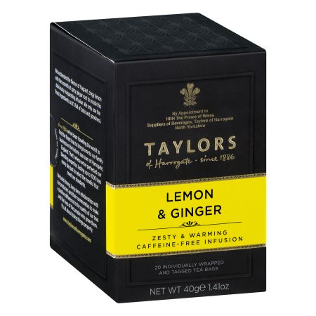 taylors tea harrogate ginger lemon bags teas
