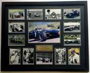 1158 - Jackie Stewart, Tasman Series 1966 & 67 - Limited Edition of 10 Only - Framed &  Personally Signed