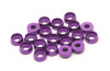 Aluminium Countersunk Finishing Washer for M3 Screws 20pcs Purple