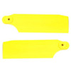 KBDD 450 PRO Tail Blades 61mm 4017 - Neon Yellow