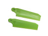 KBDD 72.5mm Extreme Edition Tail Blades 4031 Neon Lime - TREX 500 / GAUI X4/ NX4