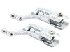 MICROHELI CNC Main Blade Grip w/ Thrust Bearing/Steel Ball (SILVER) - BLADE 130X