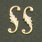 Brass S-Hook 4 pc/pkg