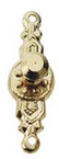 Brass Provincial Knob 2 pc/pkg